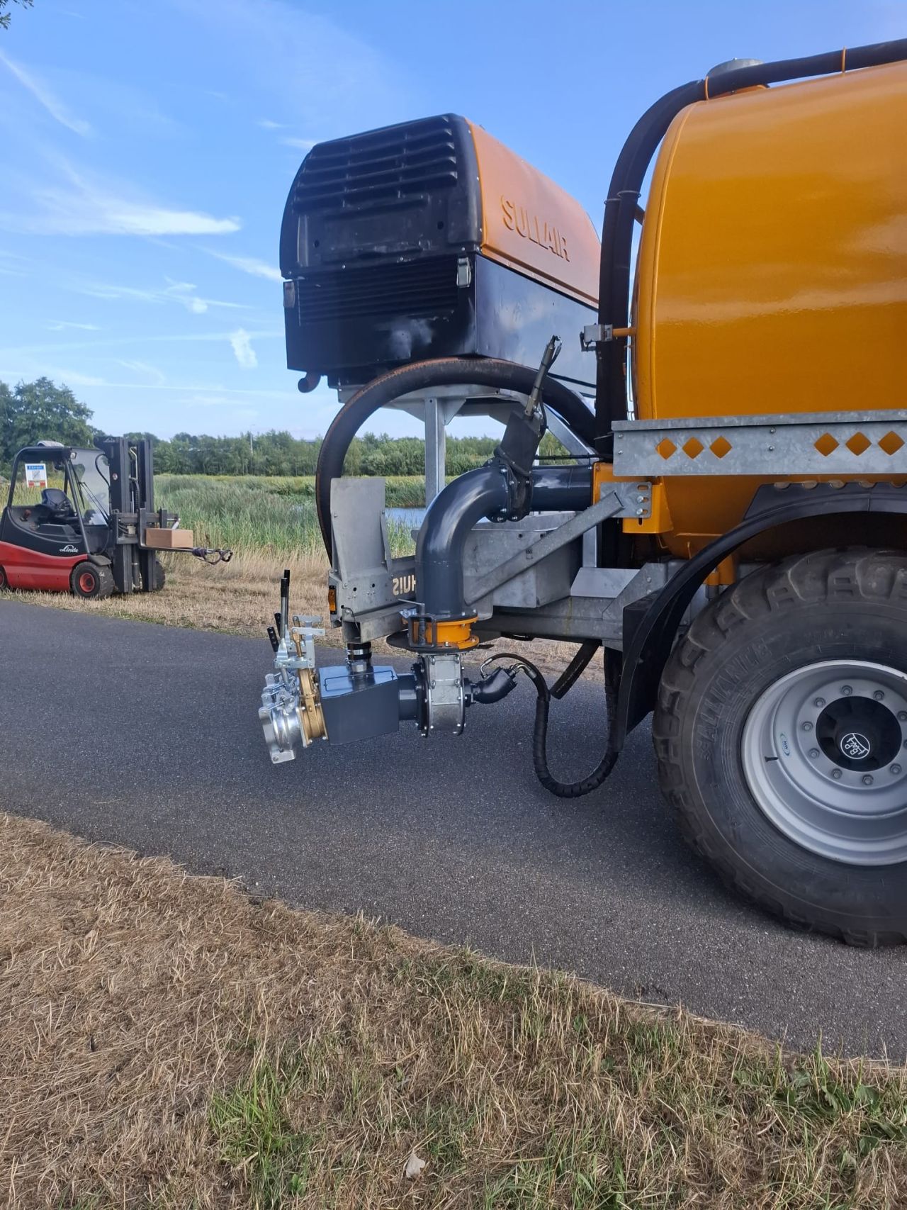 Volautomatische sleepslang pomp met afstands bediening