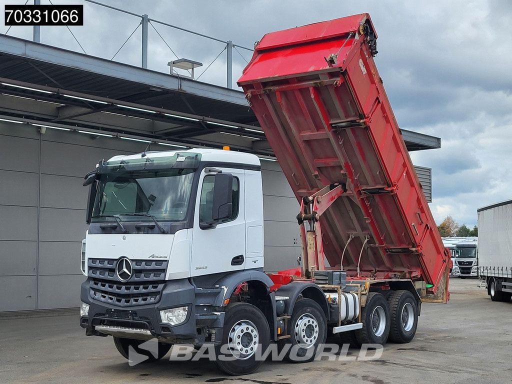 Mercedes Arocs 3243 8X4 14m3 2-way tipper Steelsuspension Big-Axle Automatic Euro 6
