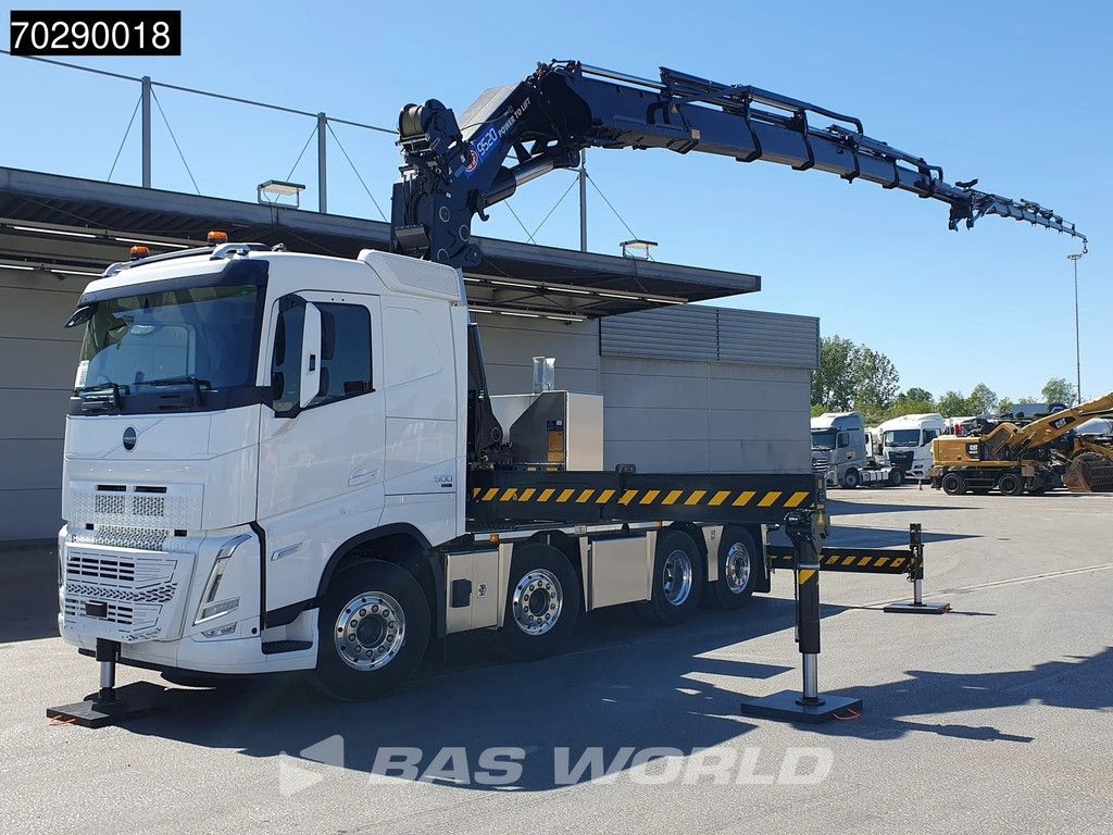 Volvo FH 500 8X2 NEW! HMF9520 K6 + JIB K6 Crane Kran Winch Fifth wheel VEB+