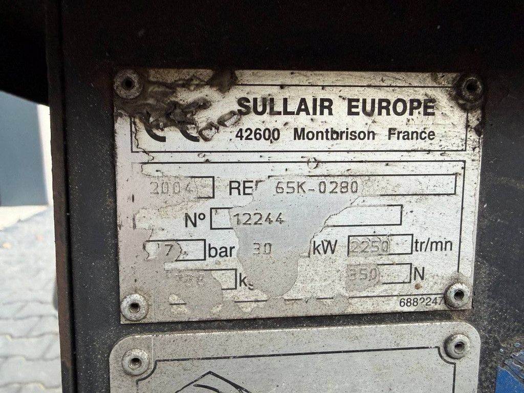 Sullair 65K Dieselkompressor, Baujahr 2004
