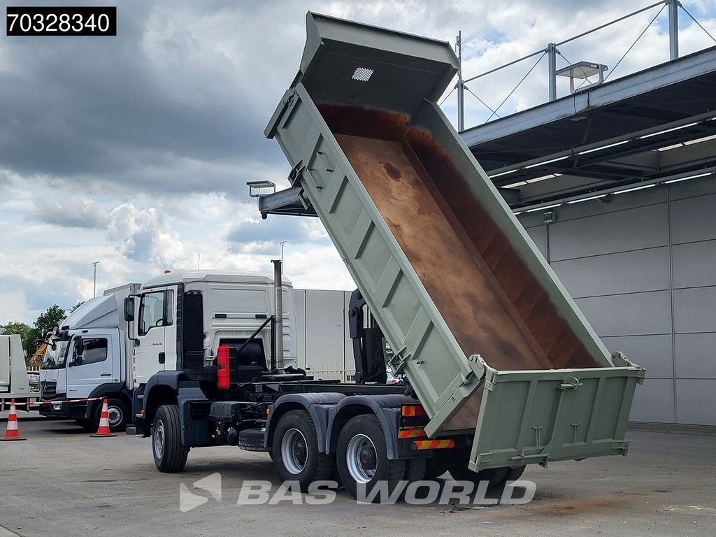 MAN TGA 26.390 6X4 10m3 2-way tipper Steelsuspension Big-Axle Manual Euro 2