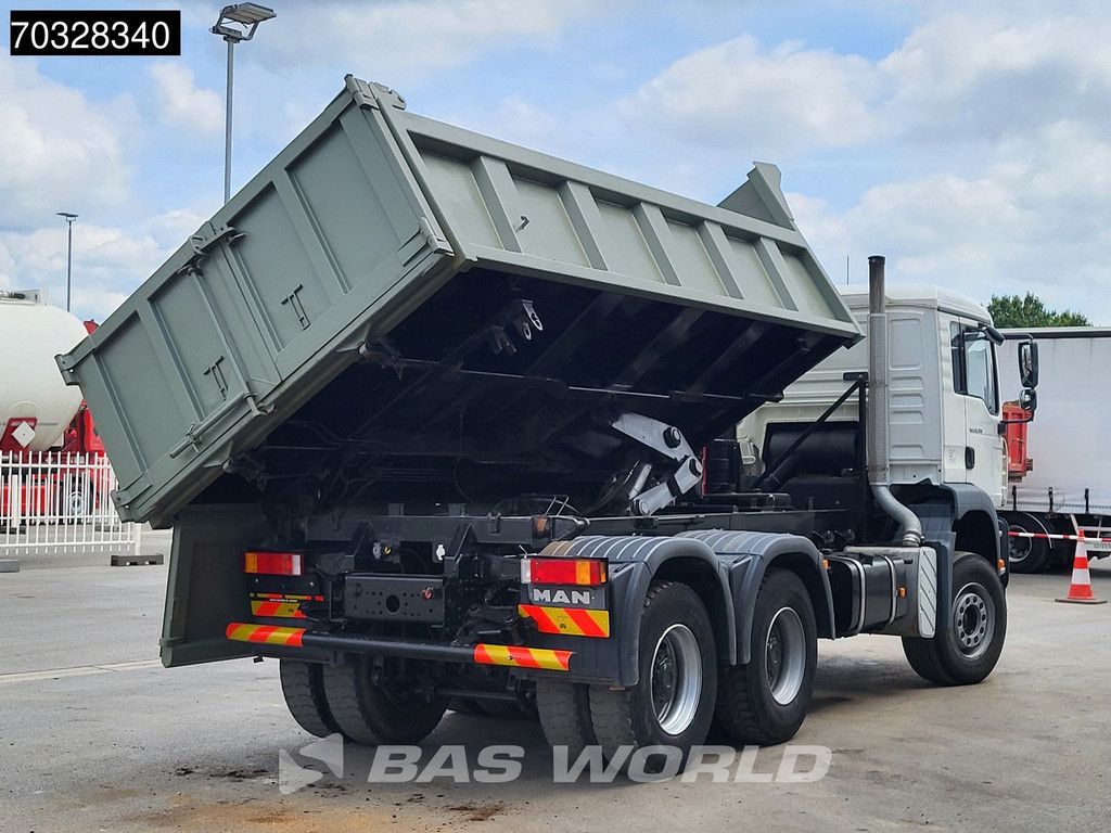 MAN TGA 26.390 6X4 10m3 2-way tipper Steelsuspension Big-Axle Manual Euro 2