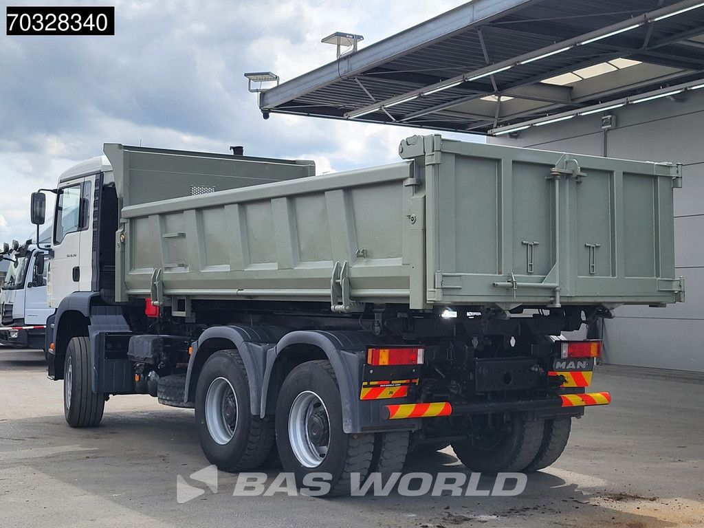 MAN TGA 26.390 6X4 10m3 2-way tipper Steelsuspension Big-Axle Manual Euro 2