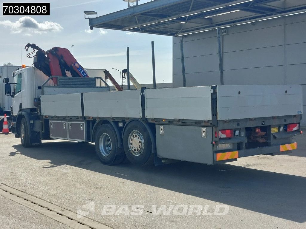 Scania P P360 6X2 HMF 1820-K4 Kran Crane Lift+Steering Axle Air Suspension Euro 6