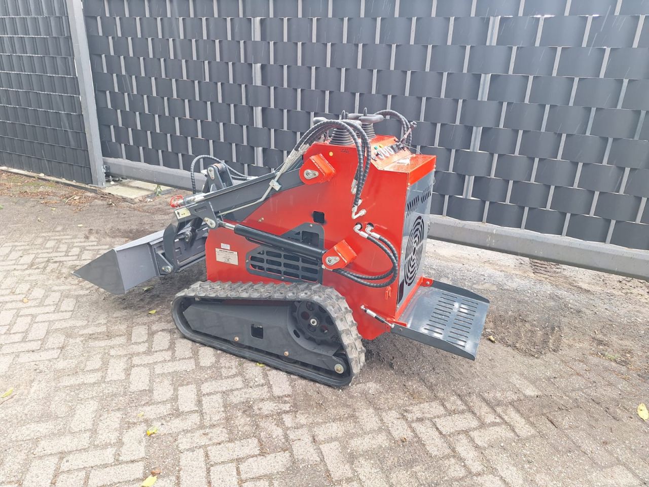 Skidster schranklader minishovel kubota bobcat
