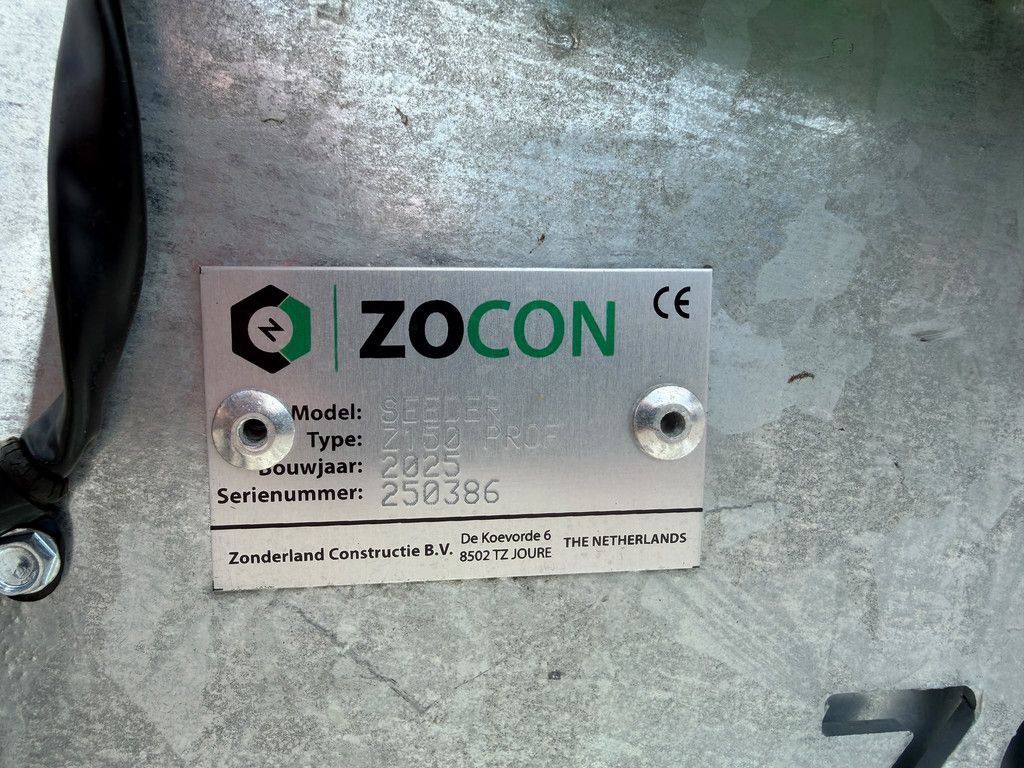 Zocon Greenkeeper 3 mtr met Z150 PROF zaaimachine