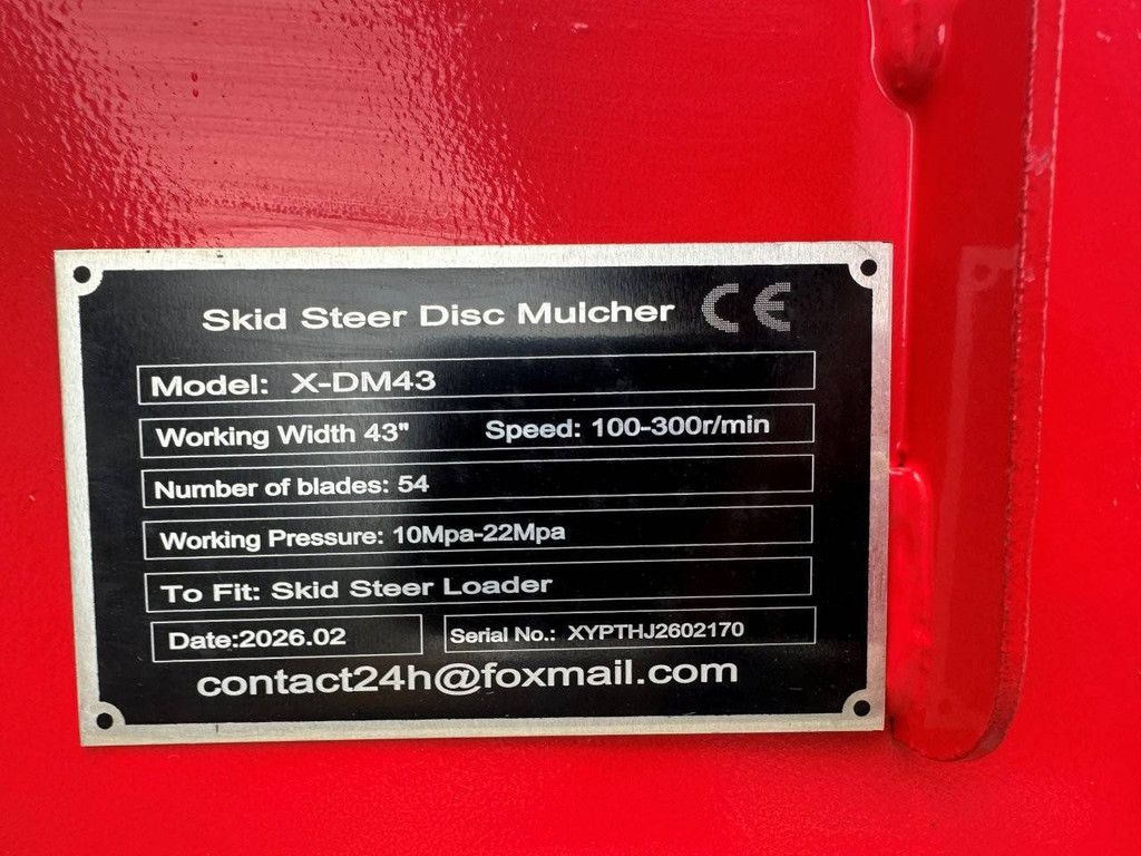 Mulcher Giyi X-DM43 2026 Nieuw