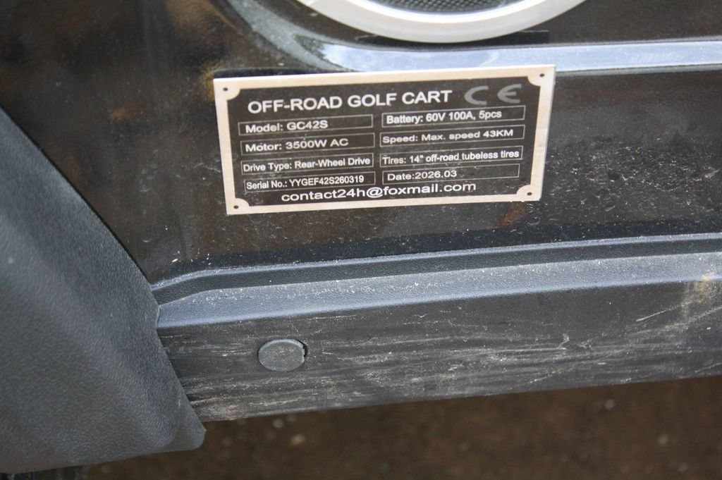 Golfkar Golf Cart GC42S Elektrisch 2026