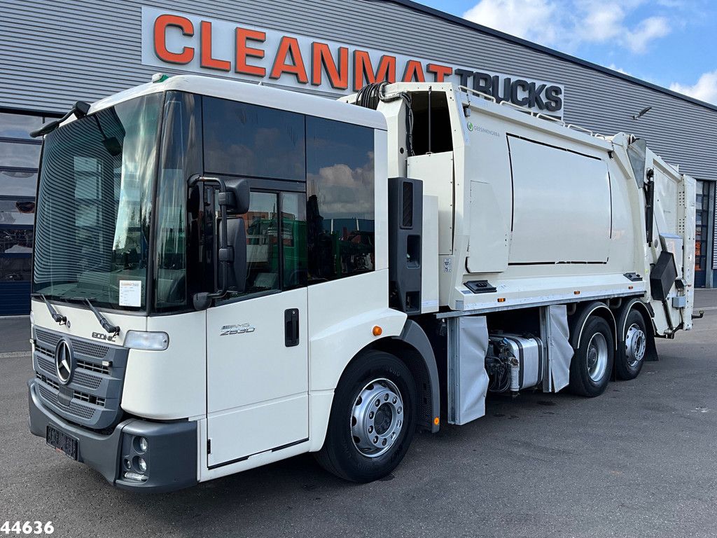 Mercedes Econic 2630 Euro 6 Norba MF 300 18m³ 2 compartimenten