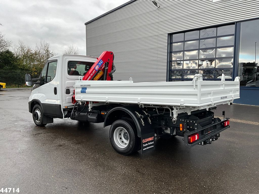 Iveco Daily 72C18 HMF laadkraan 3,4 Tonmeter laadkraan + Meiller 3-zijdige kipper New & Unused!!