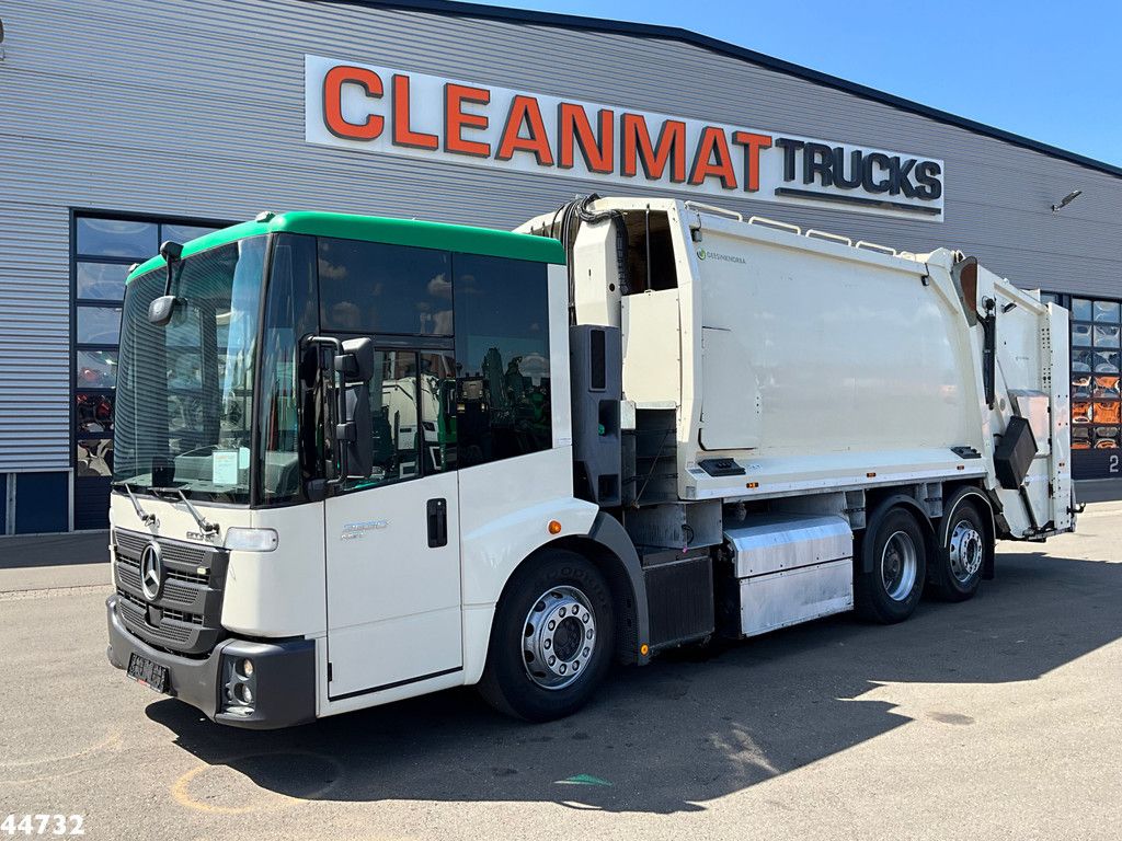Mercedes-Benz Econic 2630 Euro 6 CNG Norba MF 300 18m³ 2 compartimenten just 137.620 km!