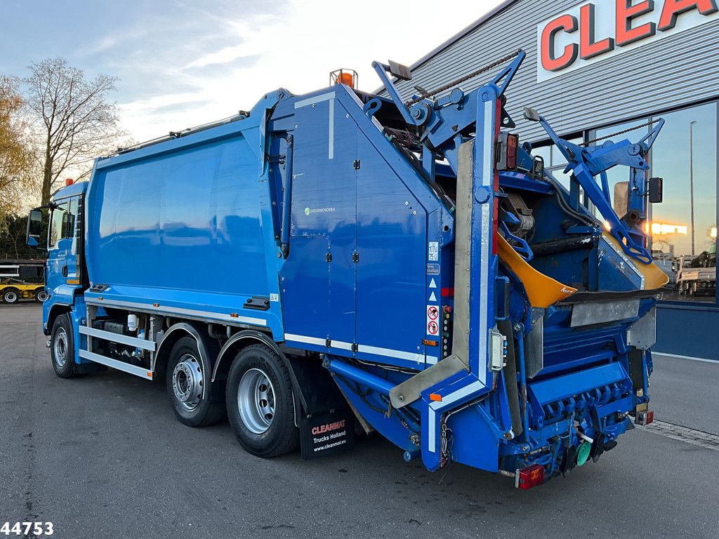 MAN TGS 26.320 Euro 6 Geesink 20m³ + Welvaarts weighing system