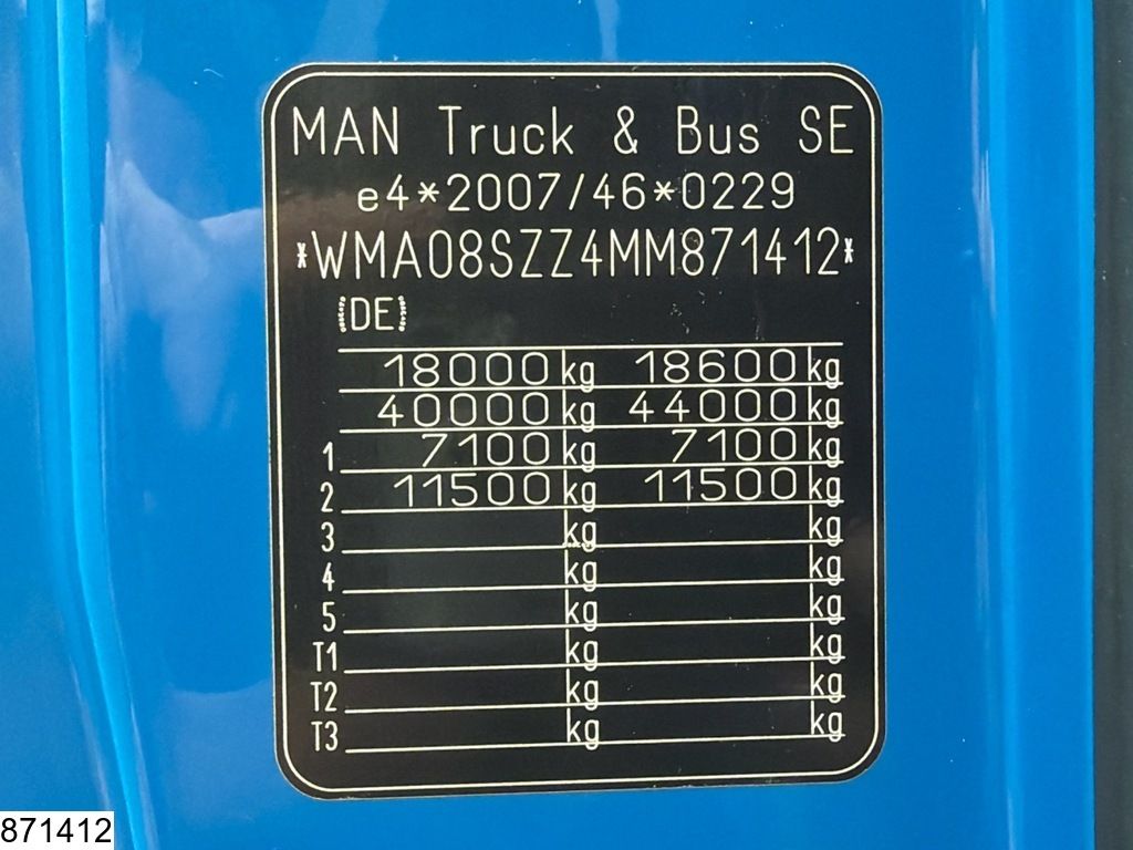 MAN TGS 18 470 EURO 6D, Hydrauliek, MM