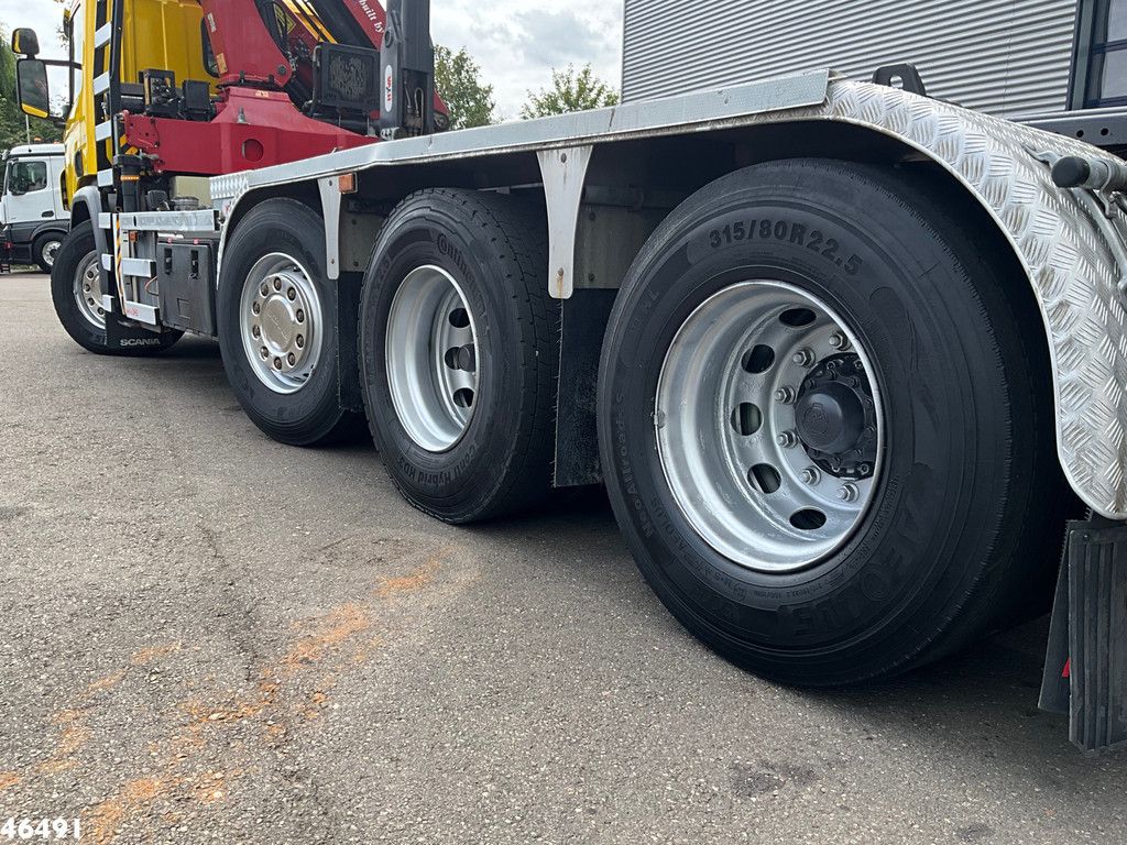 Scania P 450 Euro 6 HMF 21 Tonmeter laadkraan