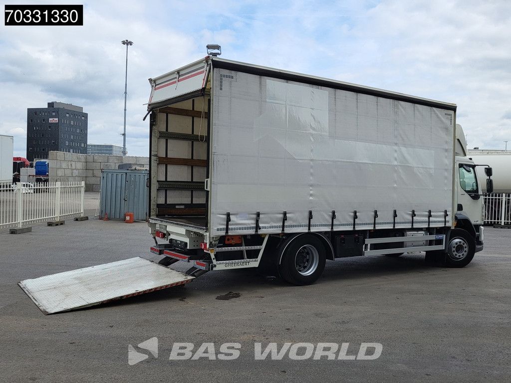 DAF LF 260 4X2 19tonner curtainsides 2000kg Ladebordwand Automatic ACC Euro 6