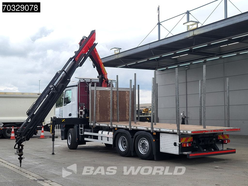 Mercedes Actros 2536 6X2 Palfinger PK18502 SH Kran Crane 6 extensions Lift axle Euro 6