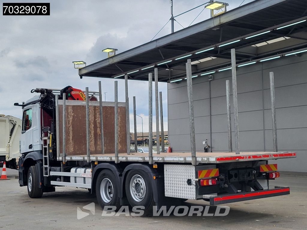 Mercedes Actros 2536 6X2 Palfinger PK18502 SH Kran Crane 6 extensions Lift axle Euro 6