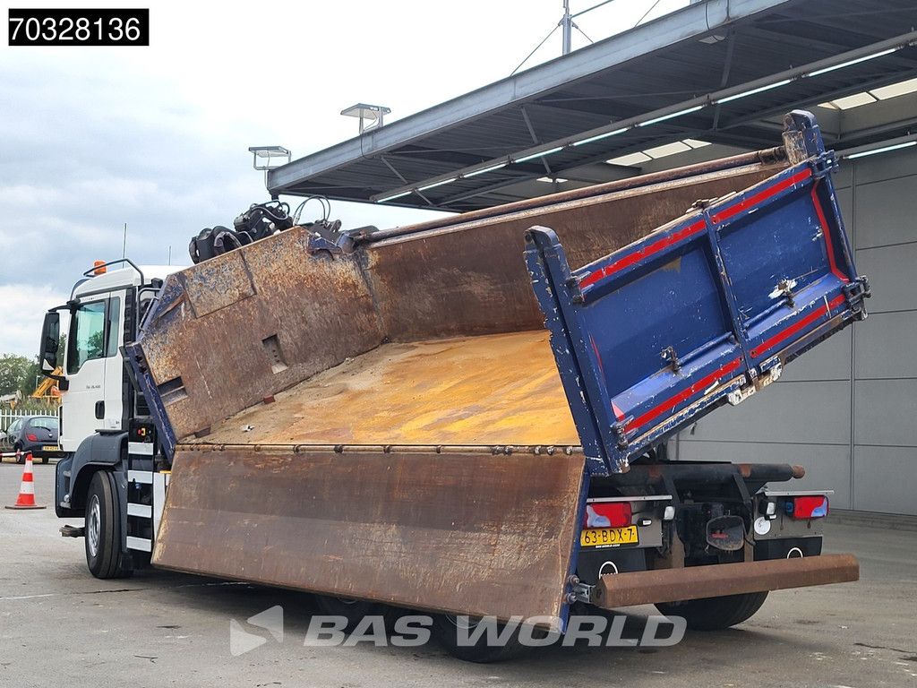 MAN TGS TGS 28.360 6X2 NL-Truck HMF 1643 Z2 Crane 13m3 2-way tipper Lift+Steering axle Euro 6