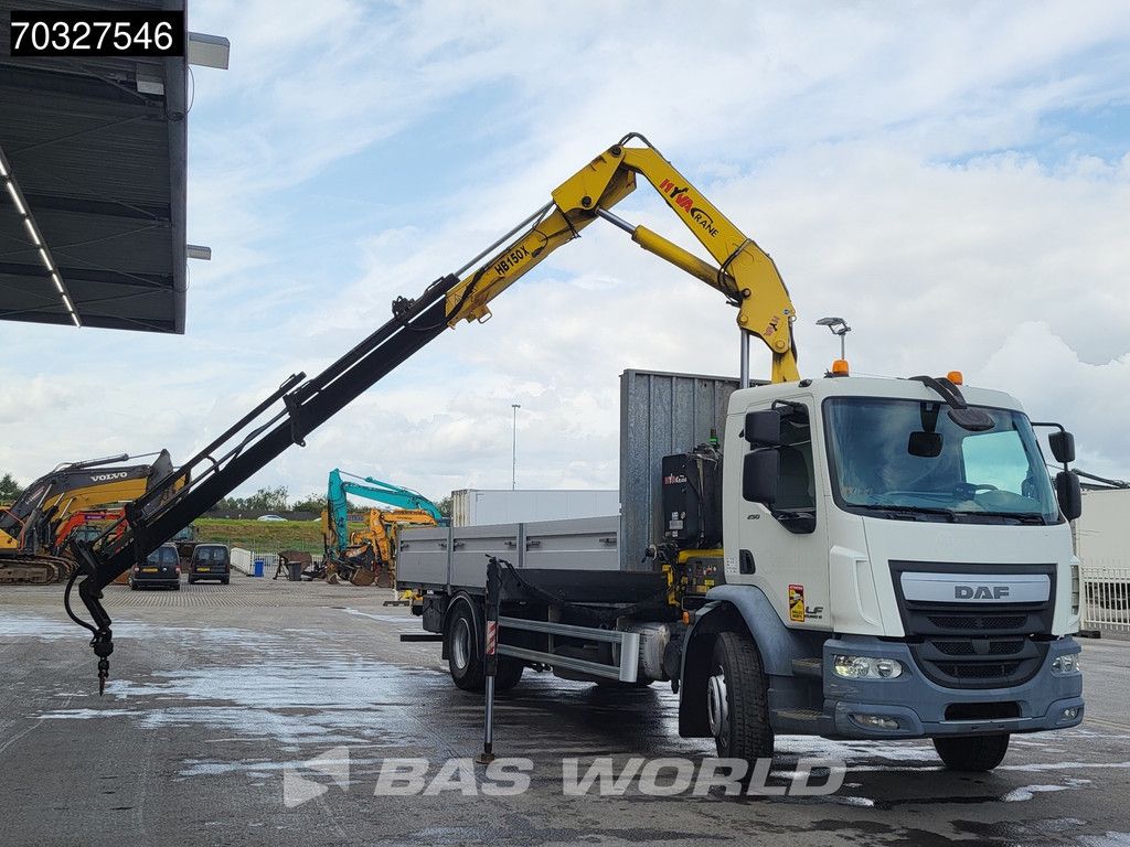 DAF LF 250 4X2 HYVA HB 150 XE3 Crane Kran Automatic Euro 6