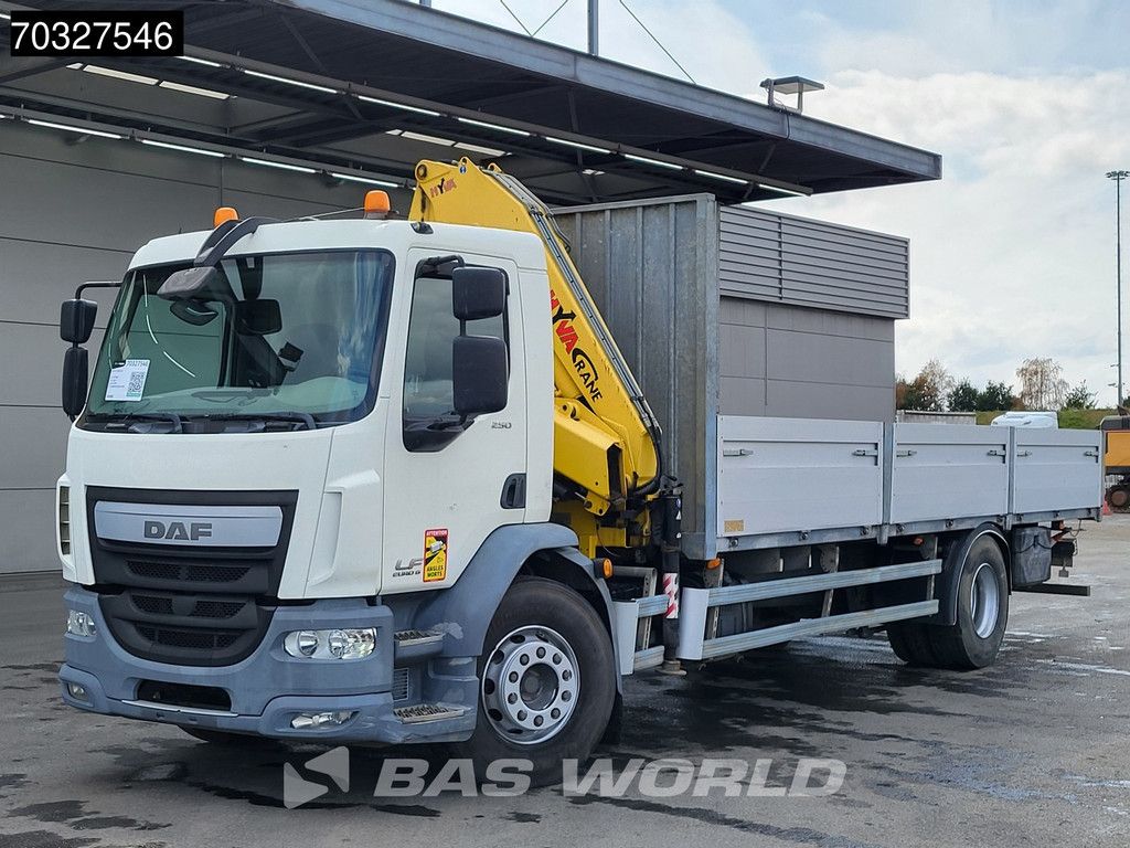DAF LF 250 4X2 HYVA HB 150 XE3 Crane Kran Automatic Euro 6