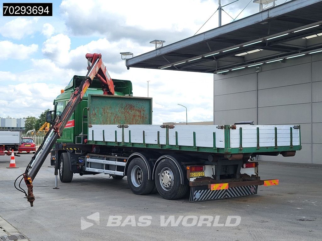 Scania R 124 LB 6X2 NA 75190 R124 6X2 HMF 1063 K2 Kran Crane Lift Axle Manual Euro 2