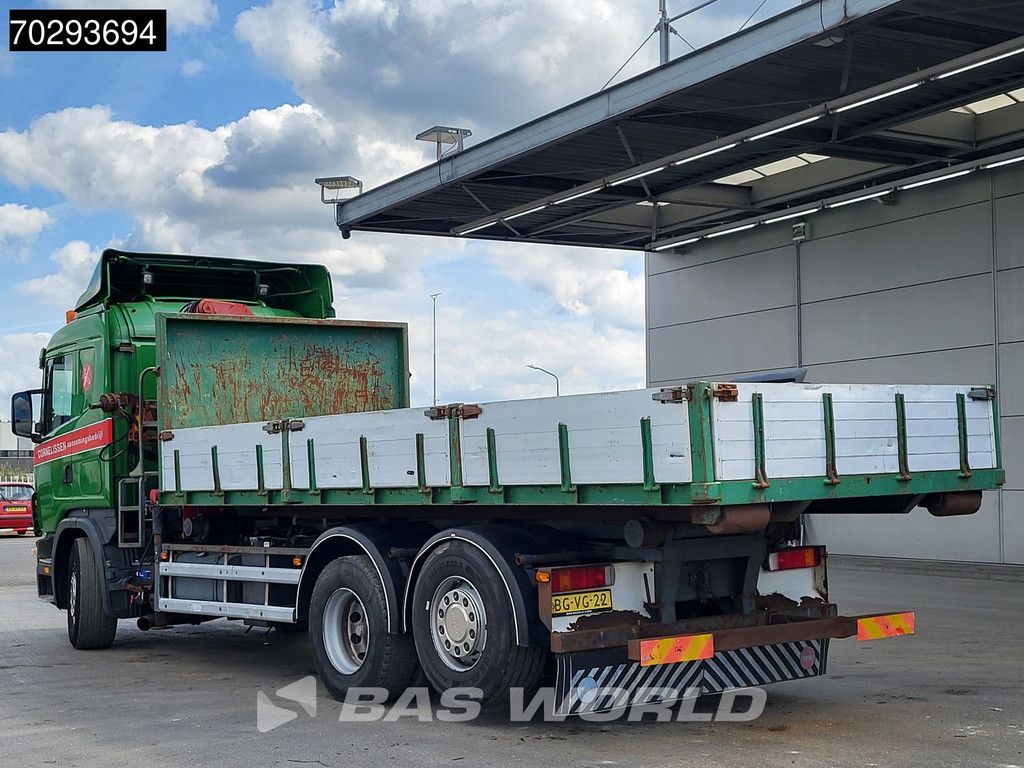 Scania R 124 LB 6X2 NA 75190 R124 6X2 HMF 1063 K2 Kran Crane Lift Axle Manual Euro 2