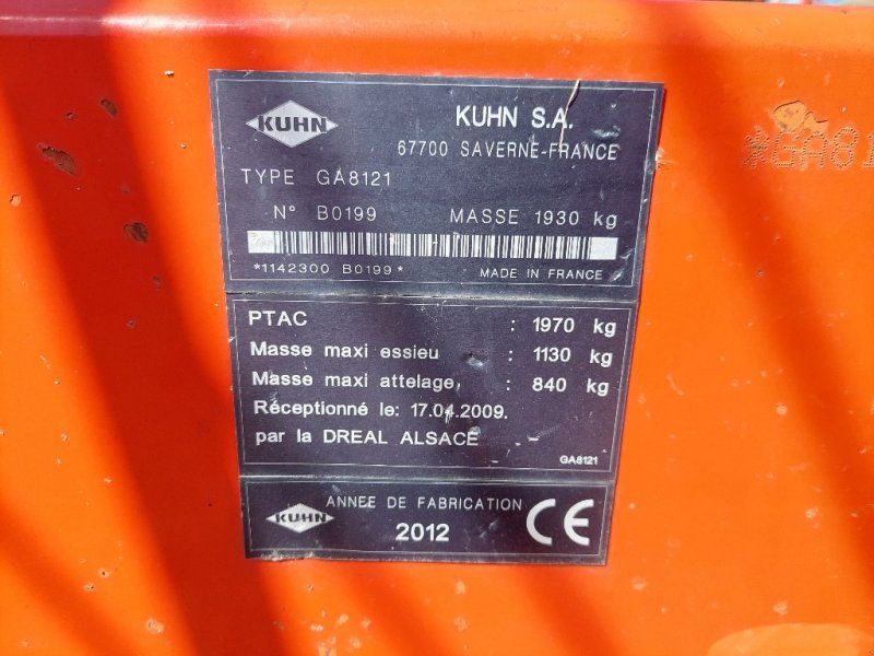 Kuhn GA8121
