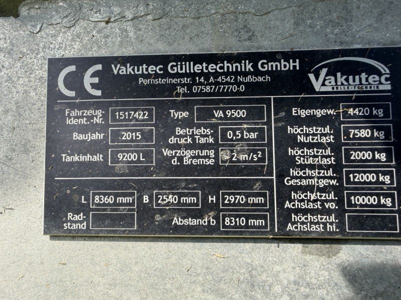 Vakutec VA 9500