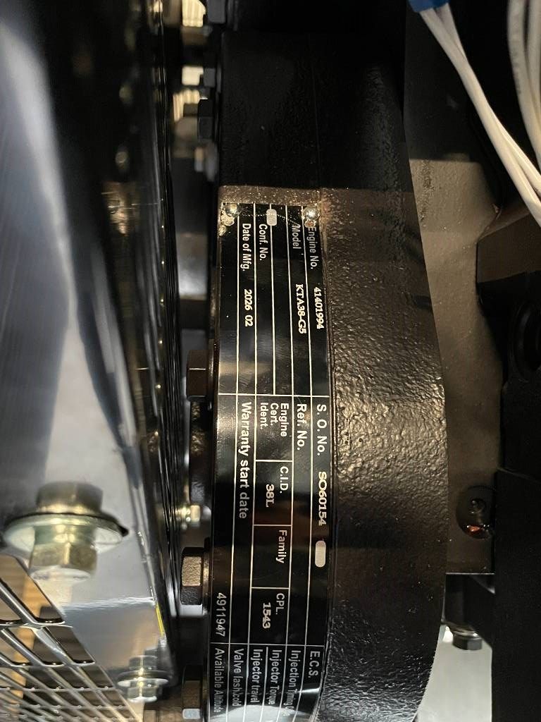 Cummins KTA38-G5 - 1.100 kVA Generator - DPX-18814