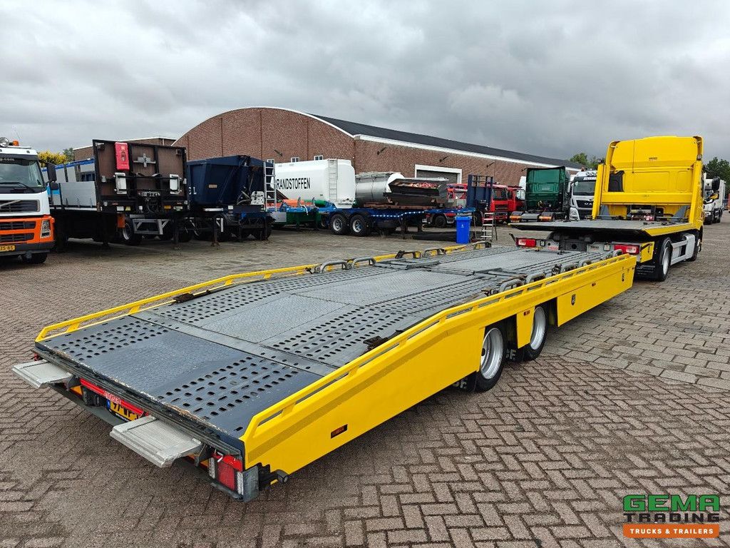 DAF CF 330 FA 4x2 Spacecab Euro6 - AutoTransporter 5-Lader - Dubbele Lier + Tijhof TA12000 2016 - Vollucht - 12/2026 APK