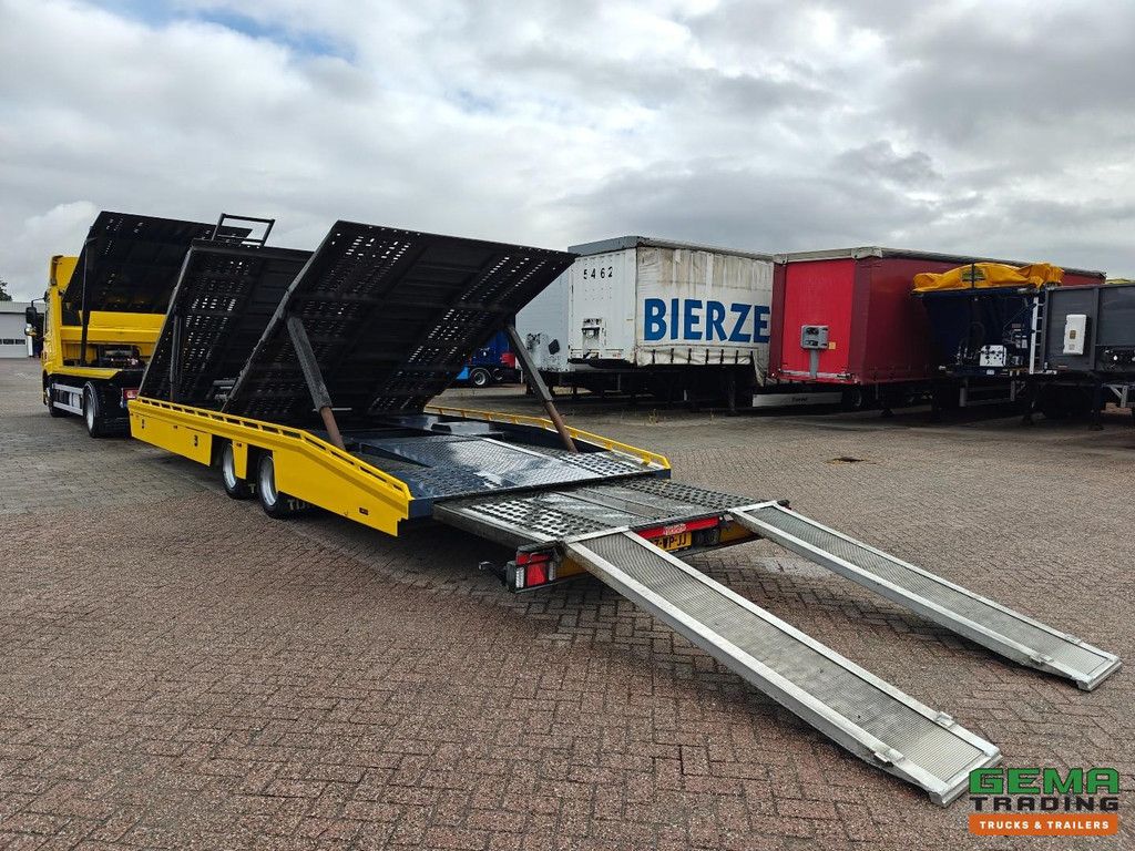 DAF CF 330 FA 4x2 Spacecab Euro6 - AutoTransporter 5-Lader - Dubbele Lier + Tijhof TA12000 2016 - Vollucht - 12/2026 APK