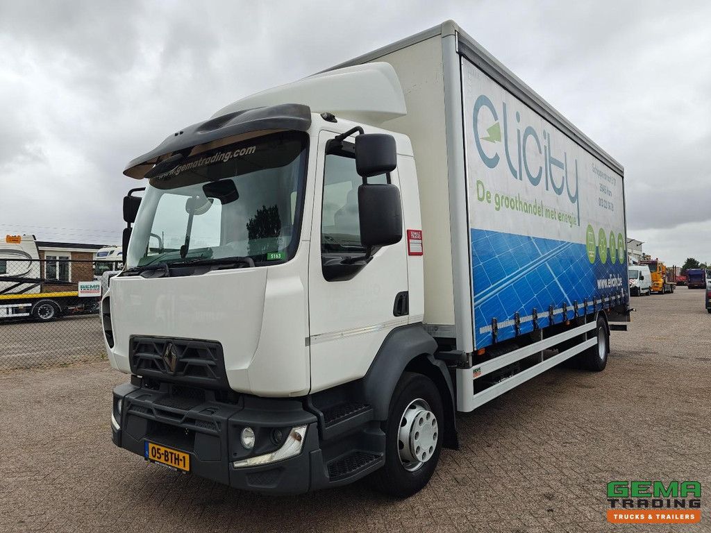 Renault D14 4x2 Tageskabine Euro 6B – Geschlossene Sonnenliegebox/Schiebevorhang – Dhollandia 2.000 kg – SmartTacho V2 – Vollklimatisierung – TÜV bis 06/2027