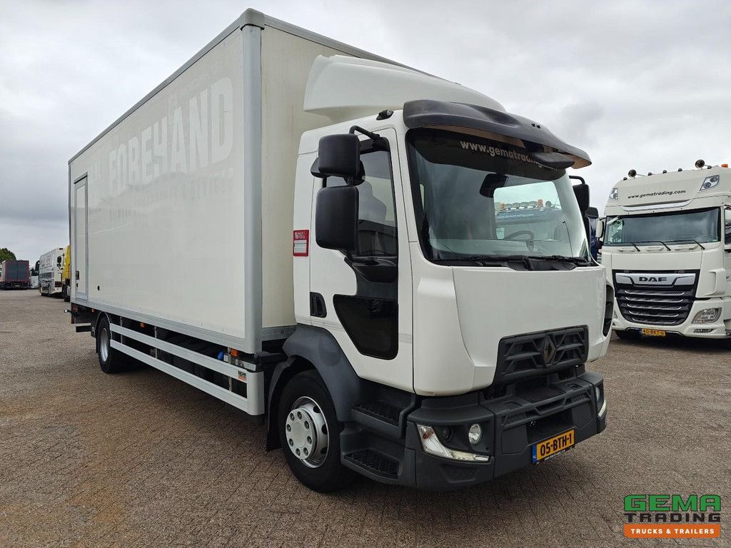 Renault D14 4x2 Tageskabine Euro 6B – Geschlossene Sonnenliegebox/Schiebevorhang – Dhollandia 2.000 kg – SmartTacho V2 – Vollklimatisierung – TÜV bis 06/2027