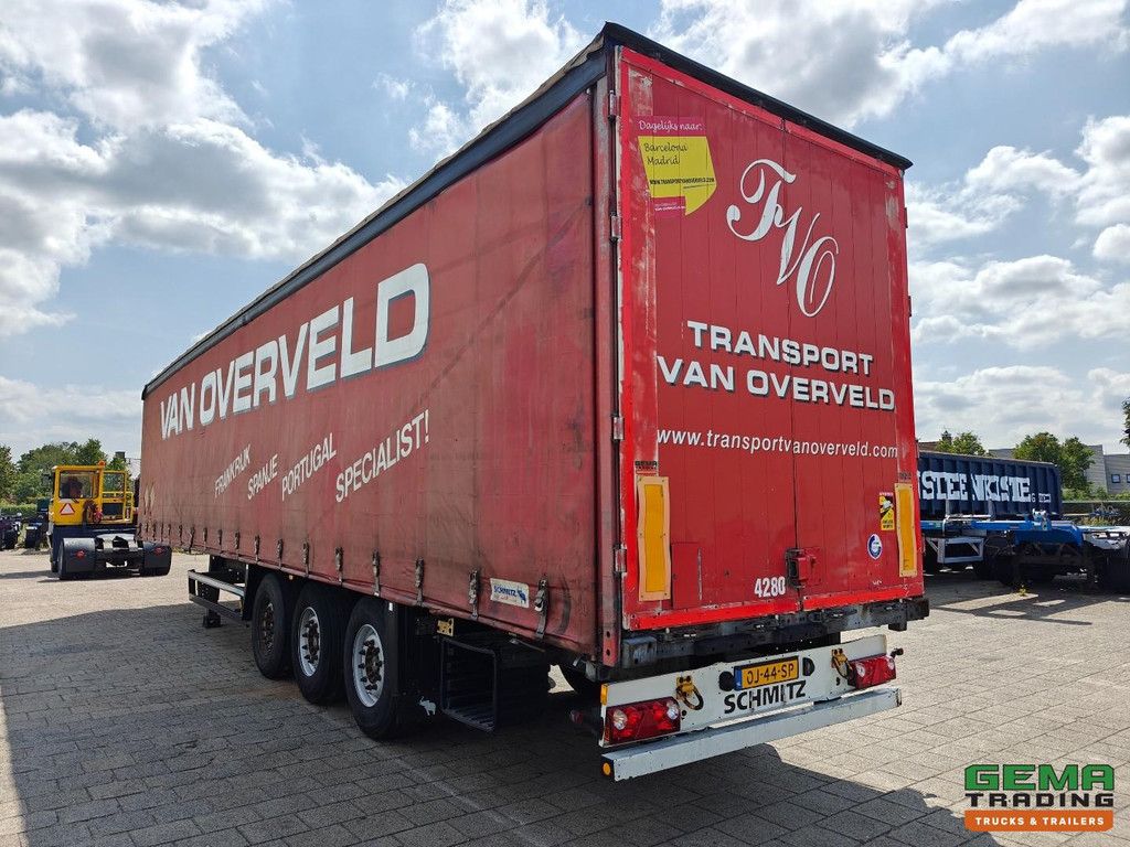 Schmitz SCS 24/L - 13.62 P E B (S01) Curtainside curtains/ Sliding roof - Galvanized Chassis - SAF Axles - Disc brakes