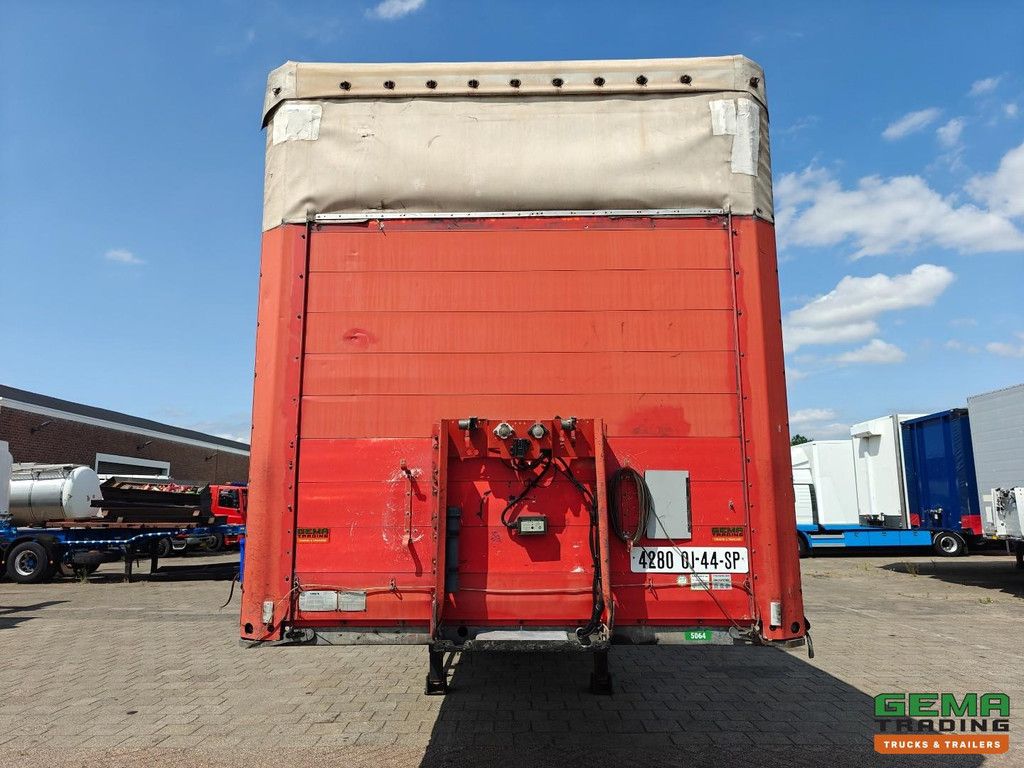 Schmitz SCS 24/L - 13.62 P E B (S01) Curtainside curtains/ Sliding roof - Galvanized Chassis - SAF Axles - Disc brakes