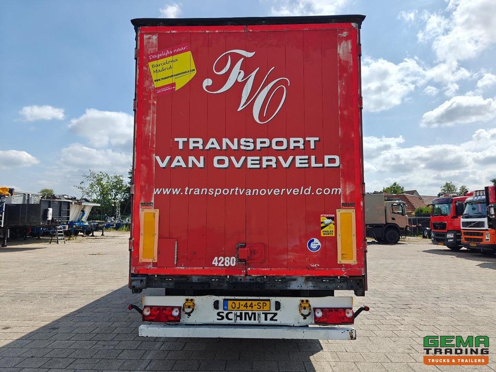 Schmitz SCS 24/L - 13.62 P E B (S01) Curtainside curtains/ Sliding roof - Galvanized Chassis - SAF Axles - Disc brakes