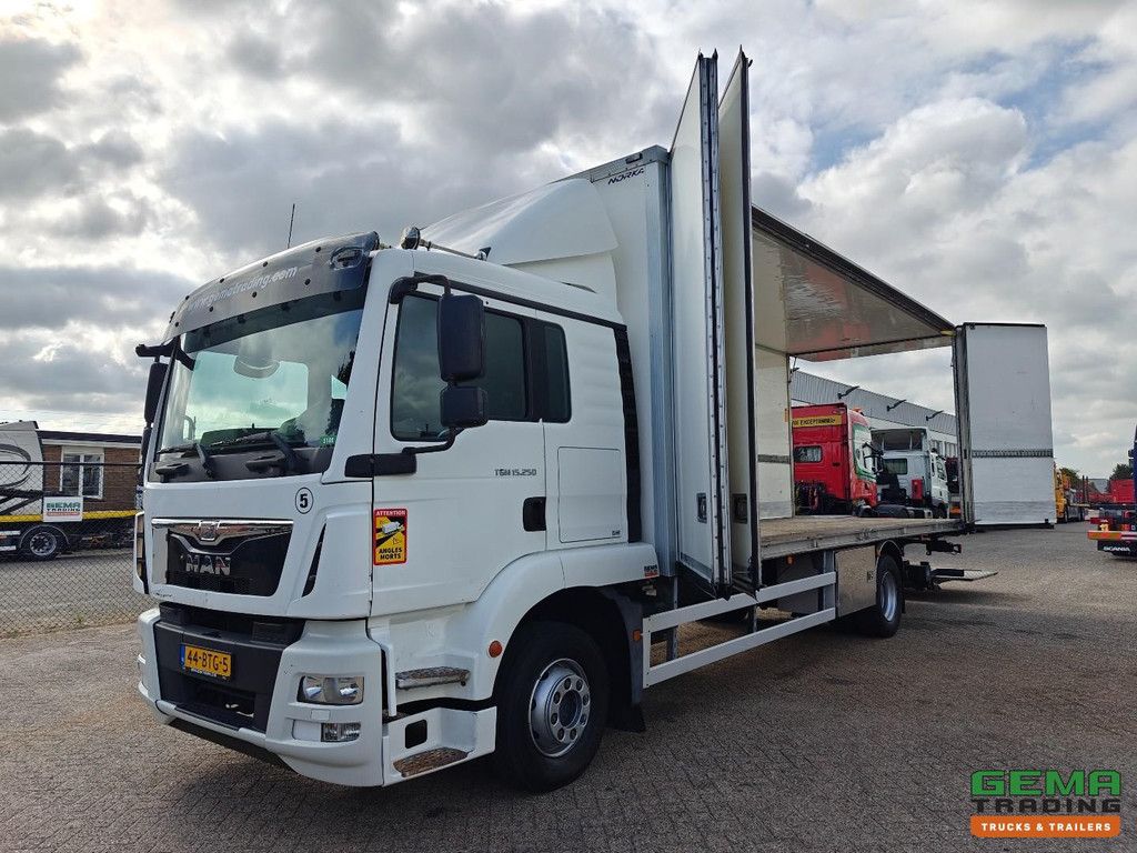 MAN TGM 15.250 4x2 SlaapCabine Euro 6 - Norka Box - ZijDeuren - Zepro 1.500KG - Vollucht - SmartTacho V2