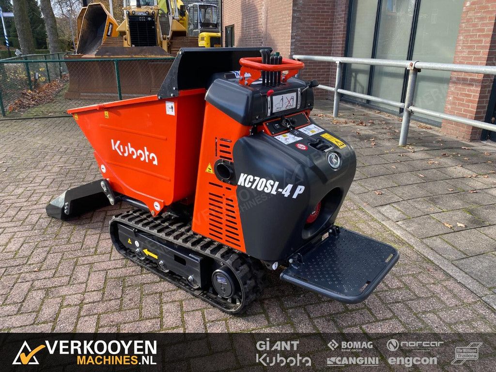 2022 Kubota KC70SSL-4P VK8774 Minidumper Rupsdumper