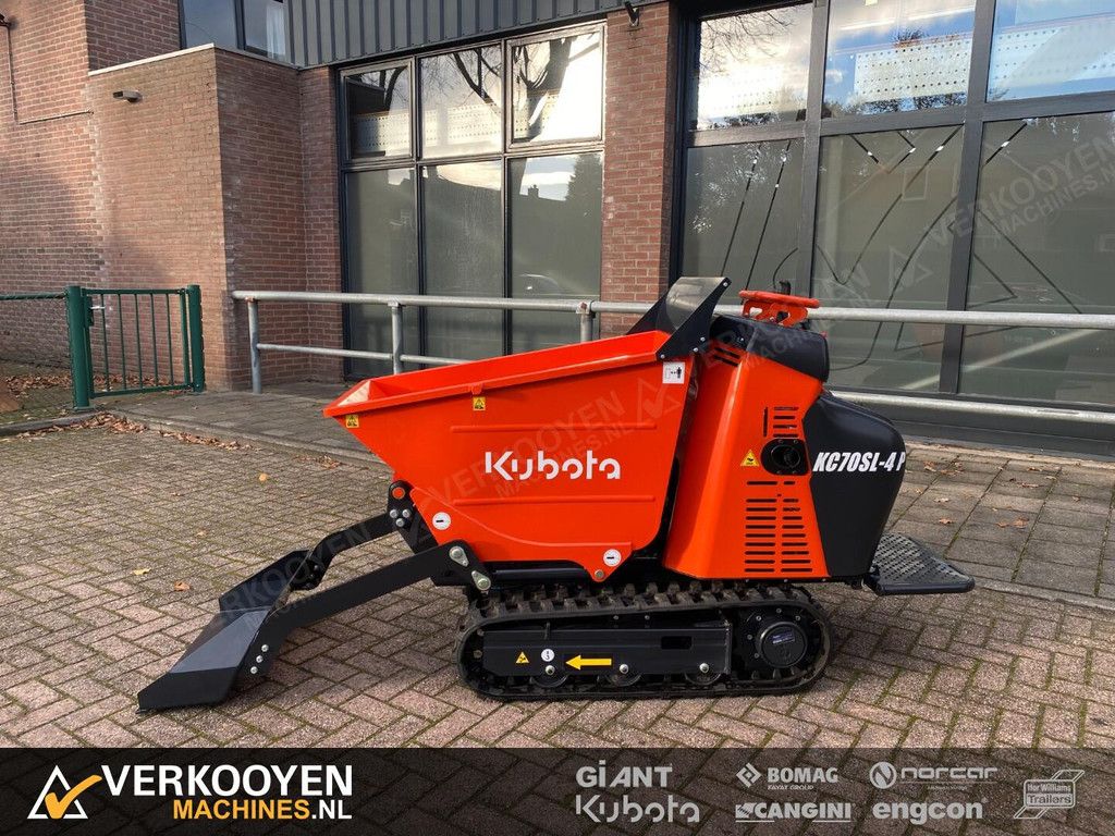 2022 Kubota KC70SSL-4P VK8774 Minidumper Rupsdumper