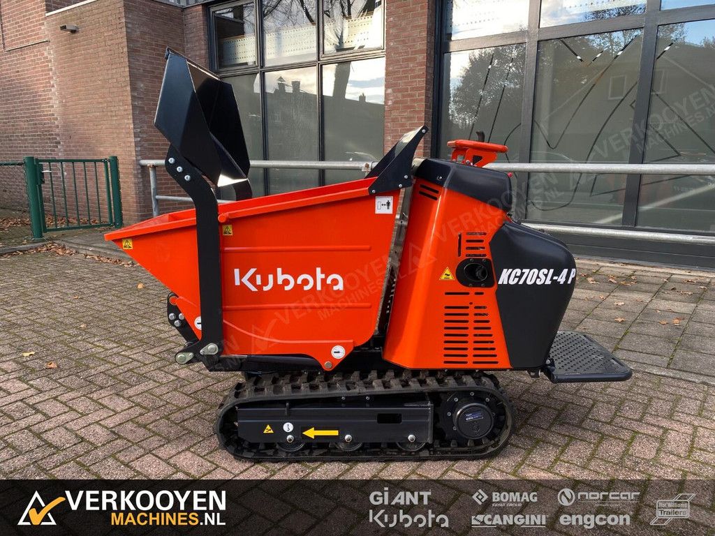 2022 Kubota KC70SSL-4P VK8774 Minidumper Rupsdumper