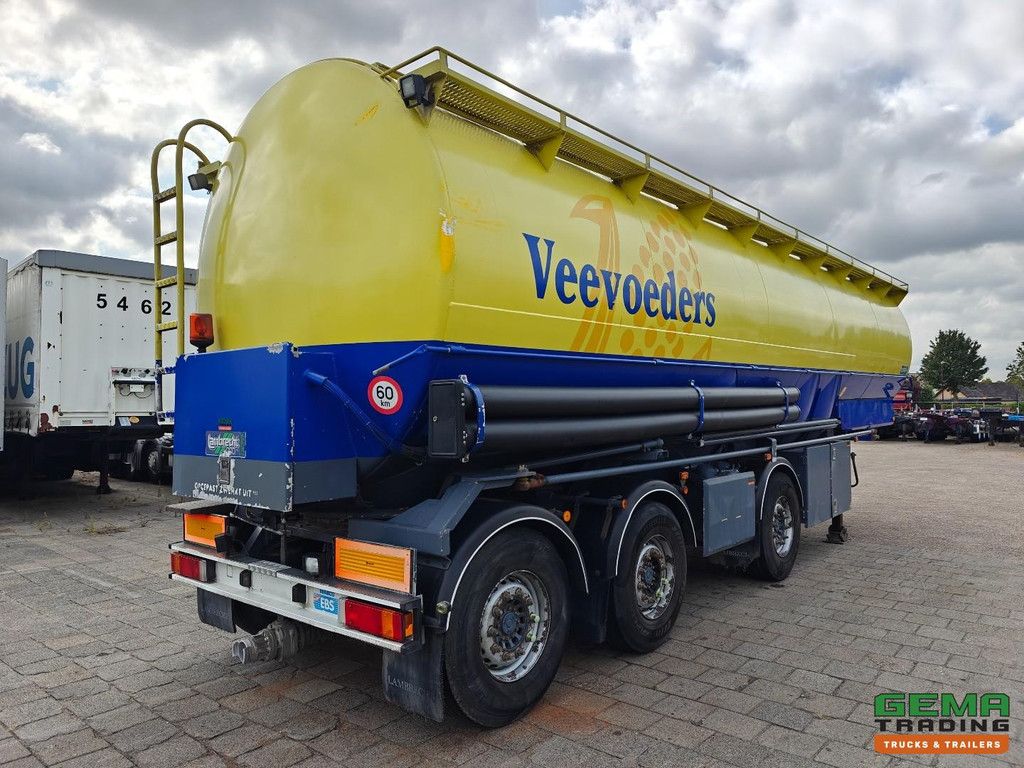 Lambrecht Bulkoplegger 51m3 - 9 Compartimenten - BULK MengVoeder/Futter - LiftAs - StuurAssen - SAF Schijfrem