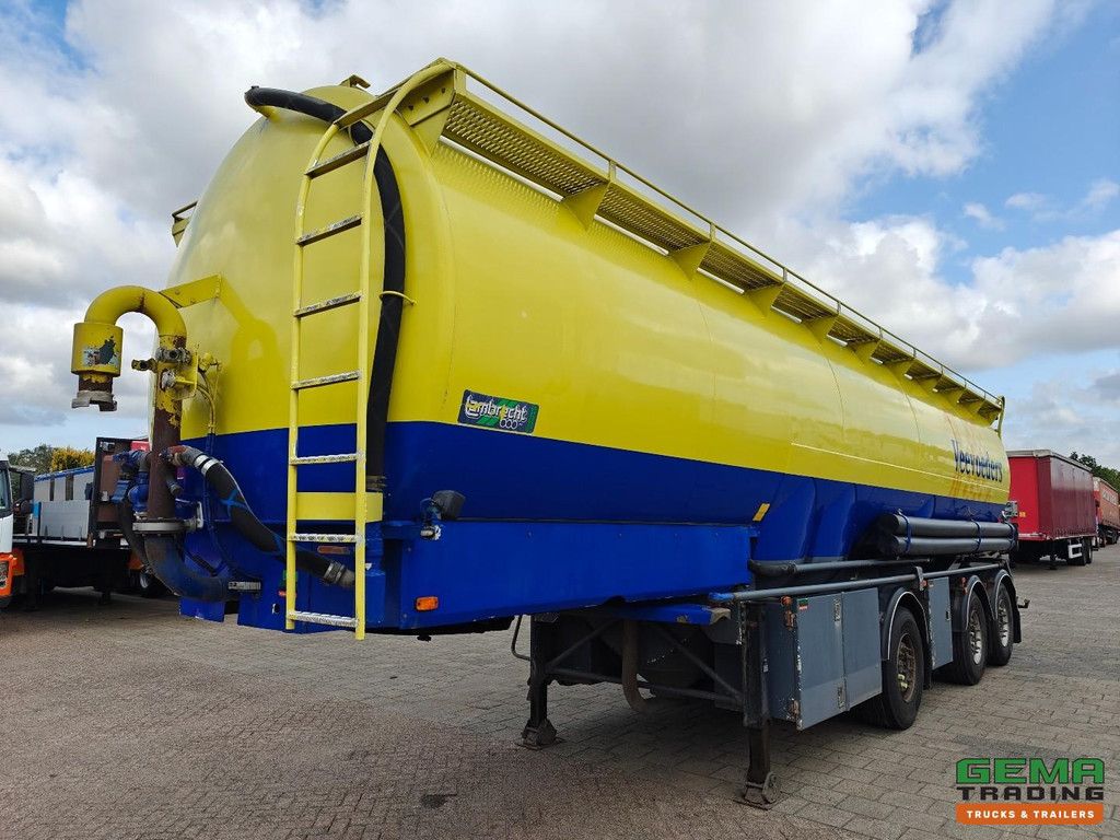 Lambrecht Bulkoplegger 51m3 - 9 Compartimenten - BULK MengVoeder/Futter - LiftAs - StuurAssen - SAF Schijfrem