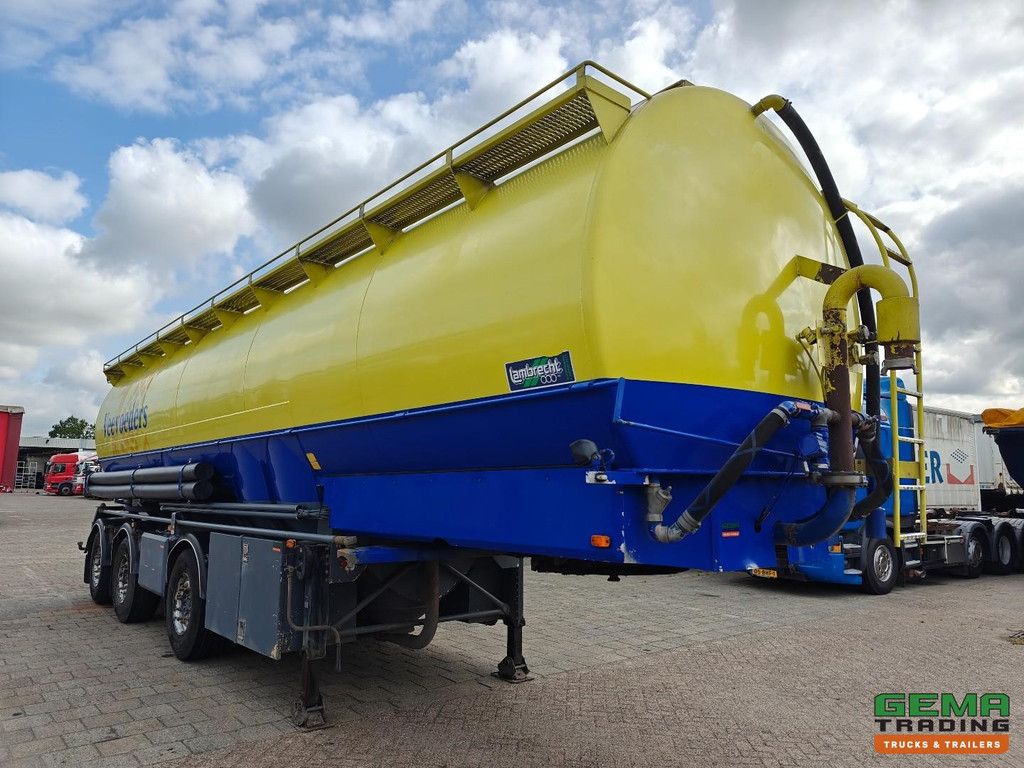 Lambrecht Bulkoplegger 51m3 - 9 Compartimenten - BULK MengVoeder/Futter - LiftAs - StuurAssen - SAF Schijfrem