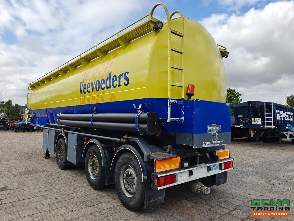 Lambrecht Bulkoplegger 51m3 - 9 Compartimenten - BULK MengVoeder/Futter - LiftAs - StuurAssen - SAF Schijfrem