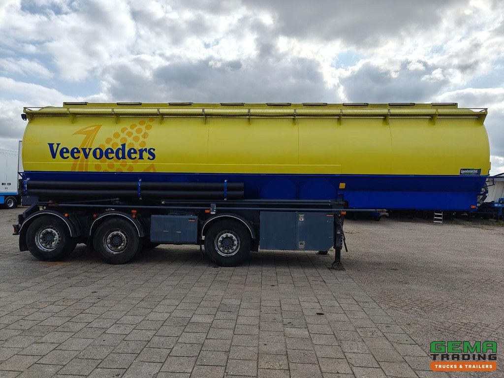 Lambrecht Bulkoplegger 51m3 - 9 Compartimenten - BULK MengVoeder/Futter - LiftAs - StuurAssen - SAF Schijfrem