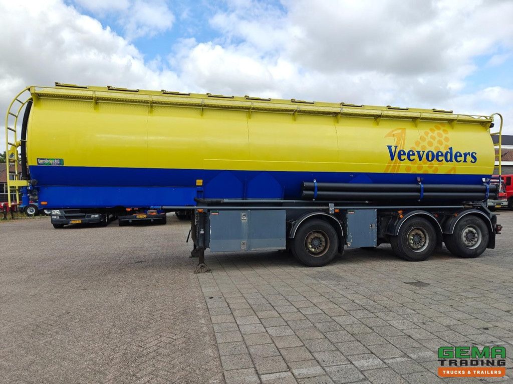 Lambrecht Bulkoplegger 51m3 - 9 Compartimenten - BULK MengVoeder/Futter - LiftAs - StuurAssen - SAF Schijfrem