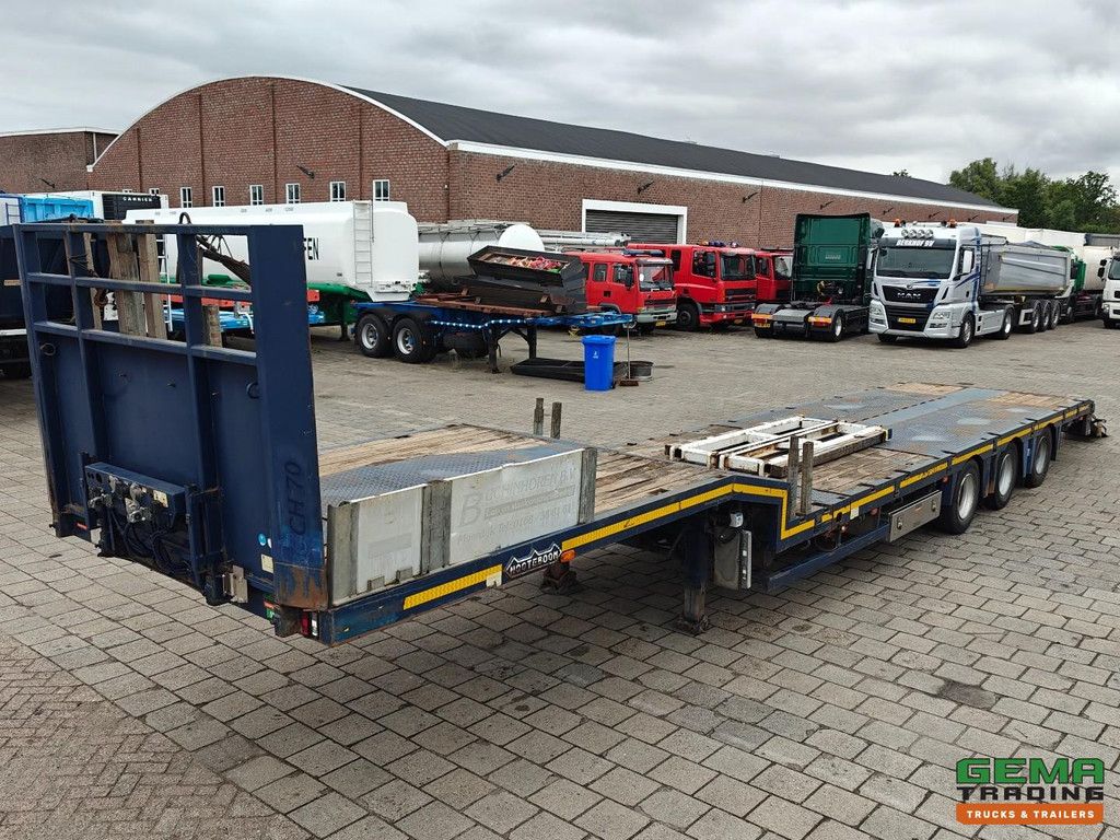 Nooteboom MC 04803VL 12,6 Meter ausziehbar - Niedrige Ladefläche 86 cm - 3 BPW hydraulische Lenkachsen - TwistLocks - Um 25 cm ausziehbar - TÜV bis 05/2027