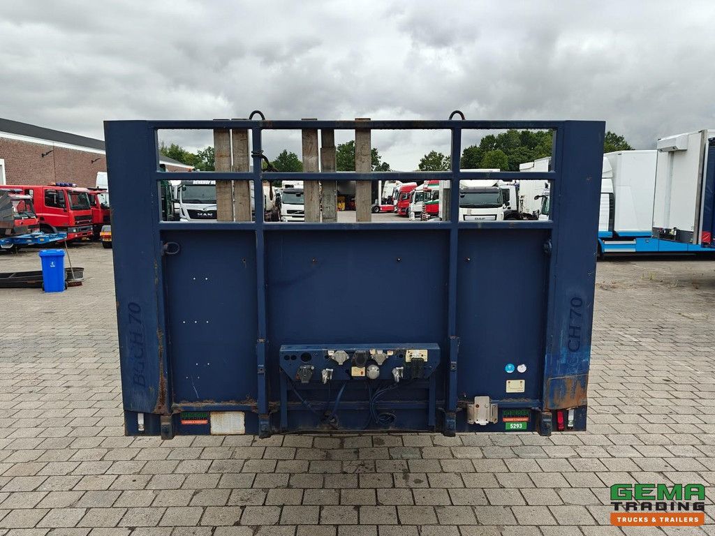 Nooteboom MC 04803VL 12,6 Meter ausziehbar - Niedrige Ladefläche 86 cm - 3 BPW hydraulische Lenkachsen - TwistLocks - Um 25 cm ausziehbar - TÜV bis 05/2027