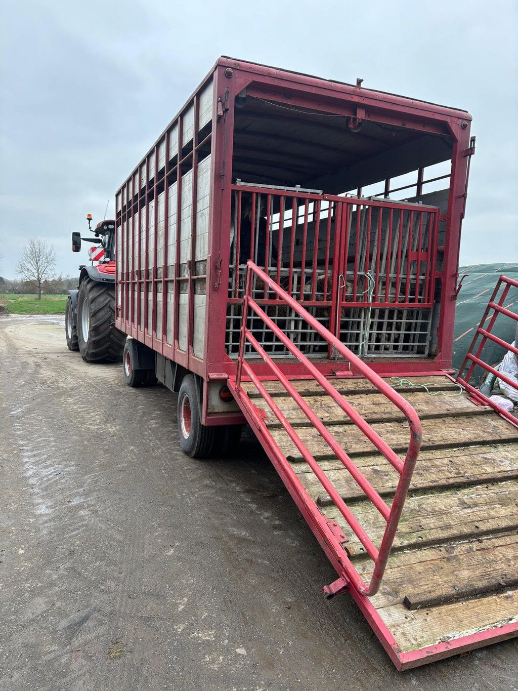 Zelfbouw ONBEKEND Veewagen/aanhanger/veekar