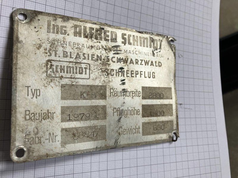 Schmidt Spitzpflug 2800mm